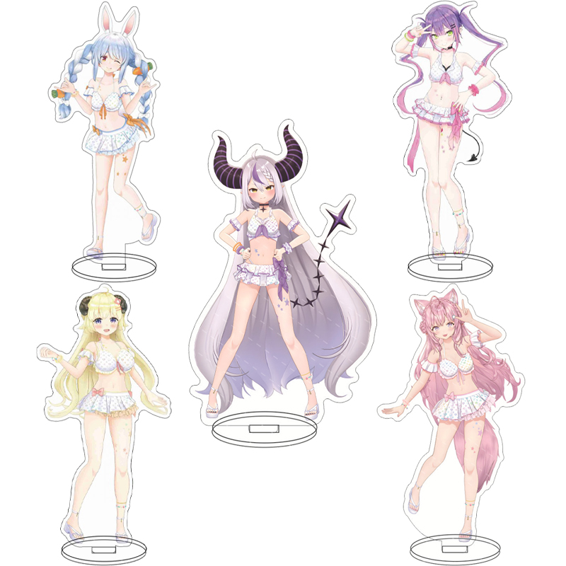 Figma Stand Set - 16CM Anime Hololive Shirakami Fubuki Nekomata