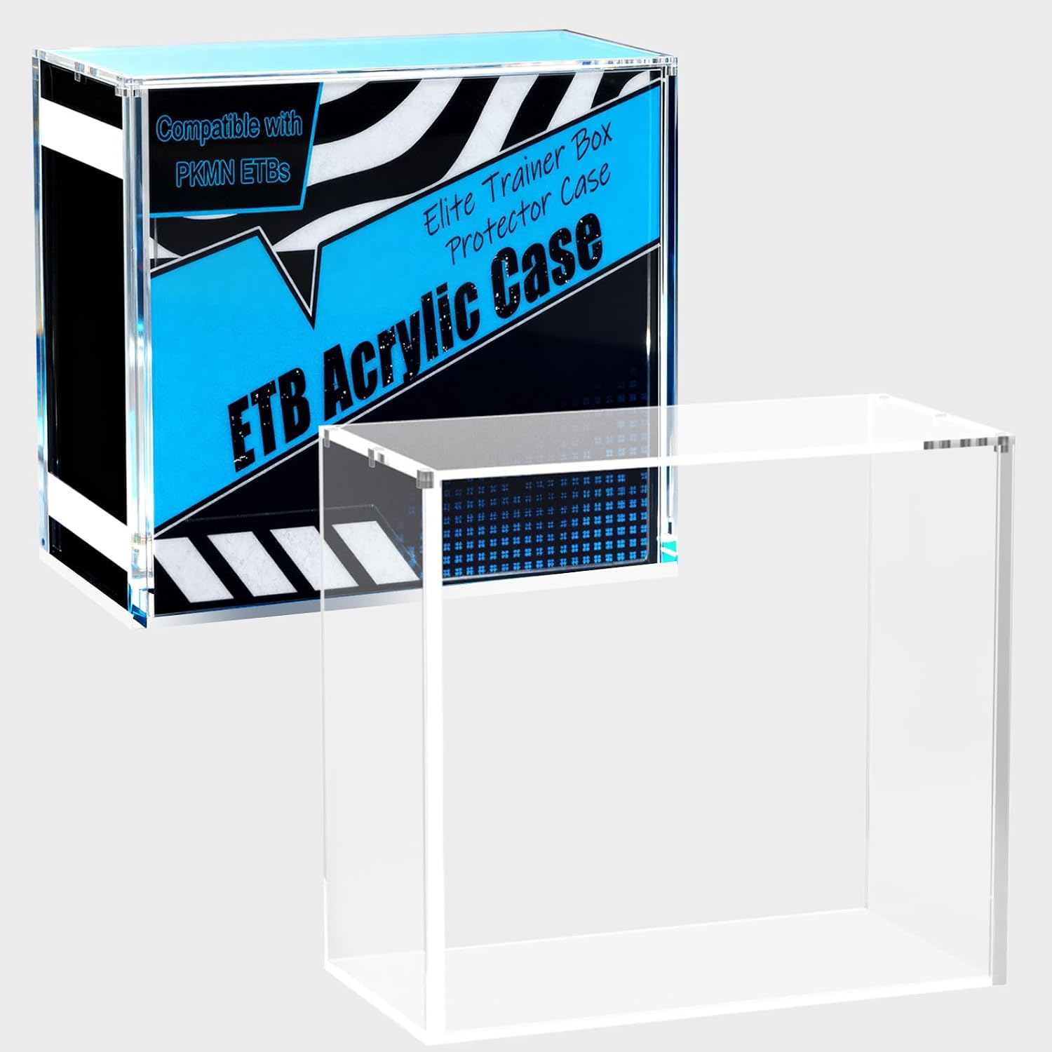 Display Case Acrylic - Clear Acrylic Display Case for ETB