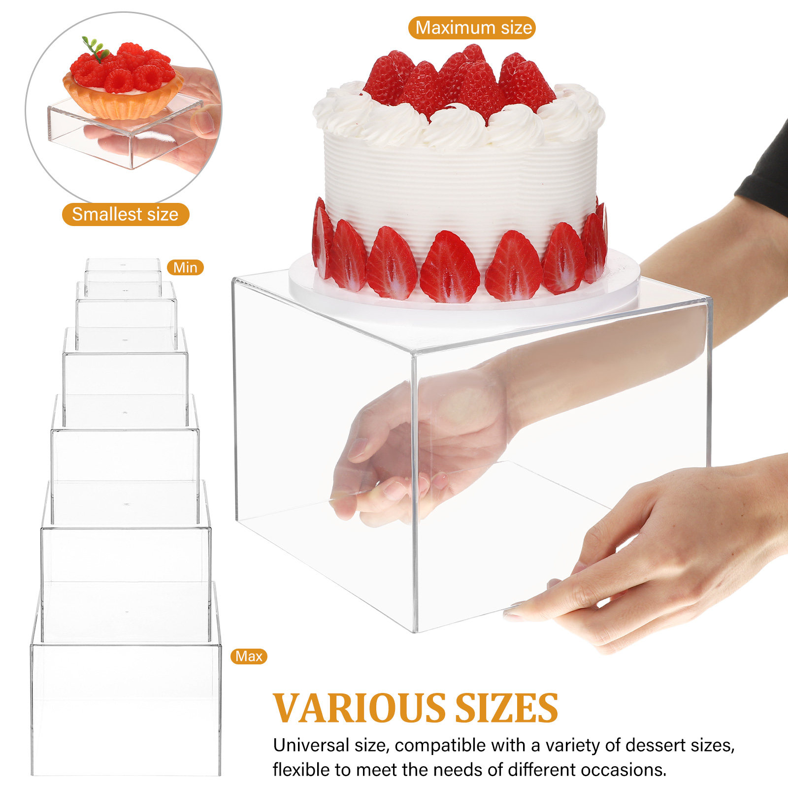 Acrylic Dessert Table Stand Se - Display Risers Set review and price